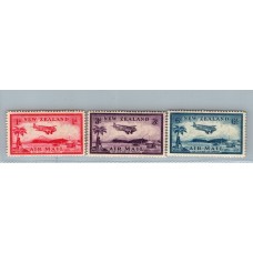 NUEVA ZELANDA 1935 Yv AEREA 6/8 SERIES COMPLETA NUEVA CON GOMA DOS SELLOS MINT AVIONES RARA 22 EUROS